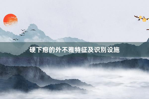 硬下疳的外不雅特征及识别设施